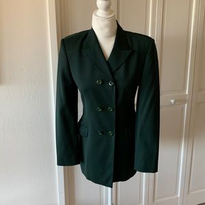 LAURÈL, BERGDORF GOODMAN, NEW WOOL DOUBLE BREASTED BLAZER - SIZE 2